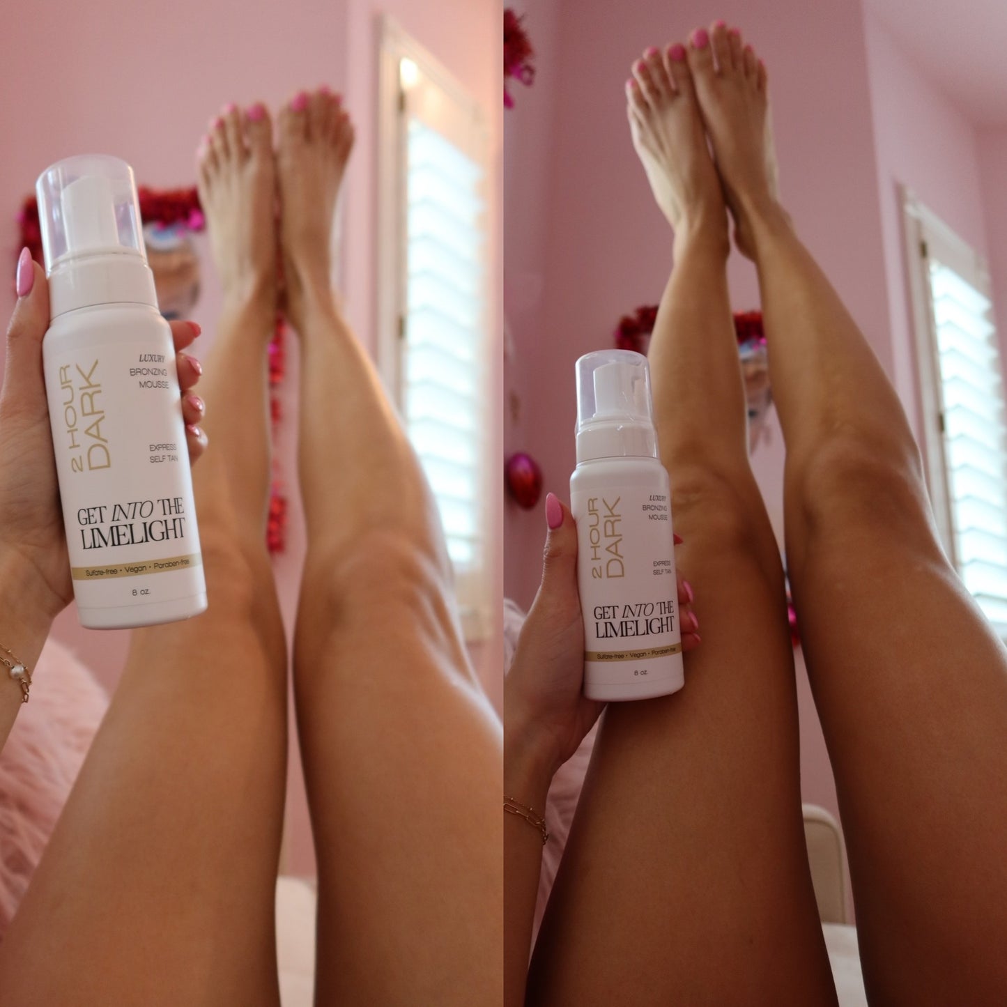 Twin Pack: 2 Hour Dark Sunless Tanning Mousse