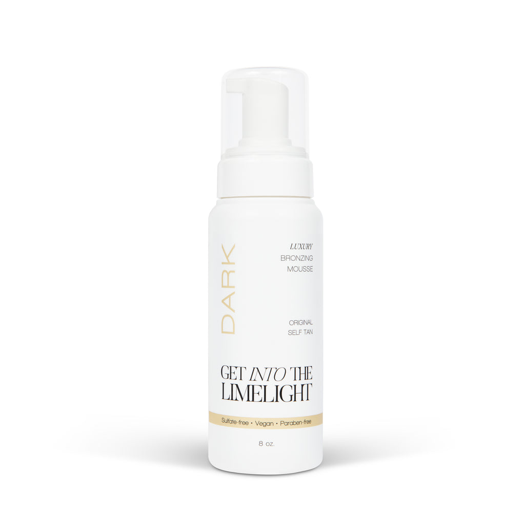 Dark Sunless Tanning Mousse – Get Into The Limelight