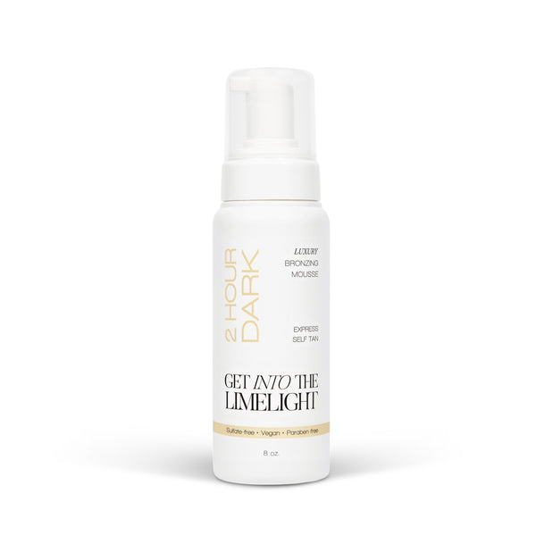 2 Hour Dark express self tanning mousse, 8 oz