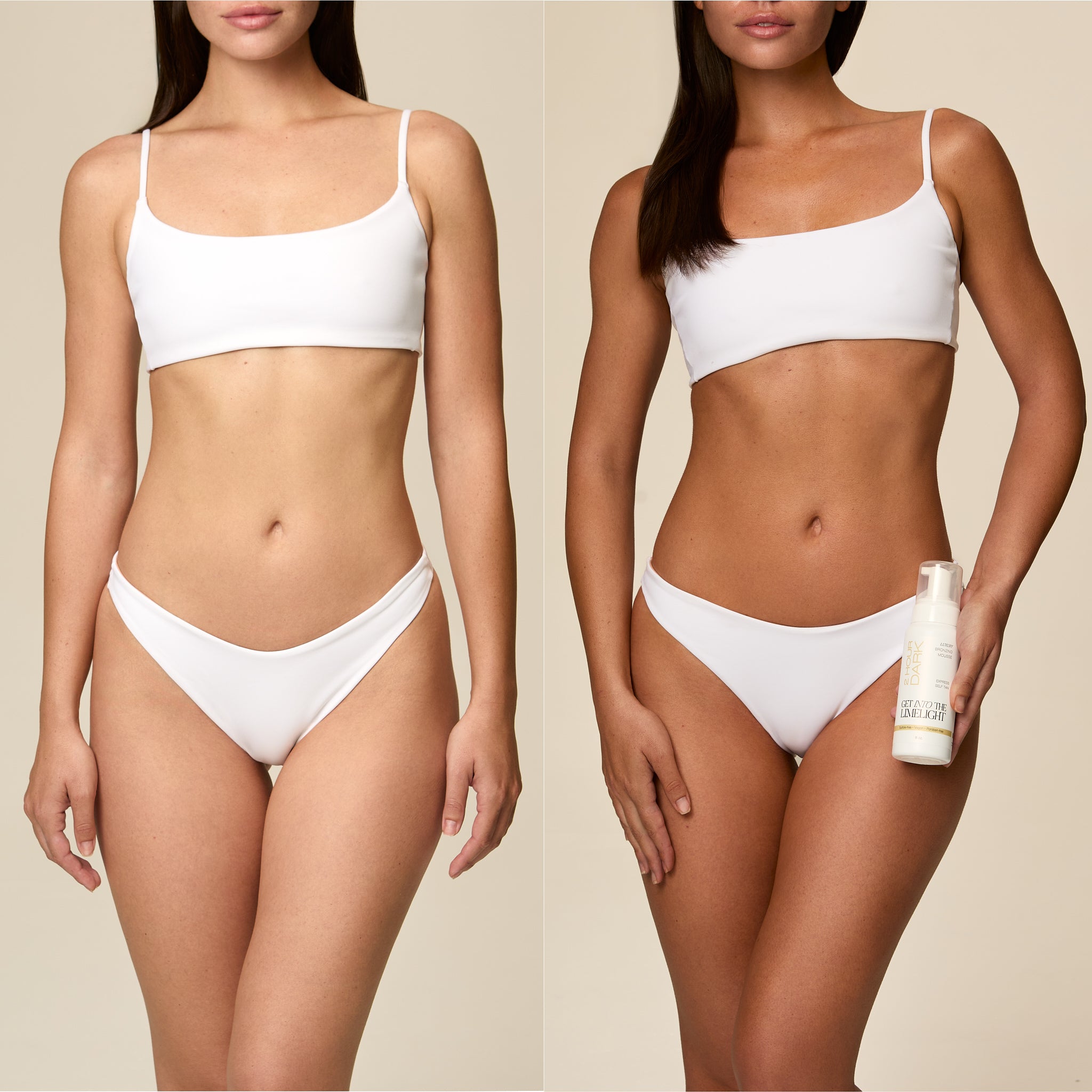 Twin Pack: 2 Hour Dark Sunless Tanning Mousse – Get Into The Limelight