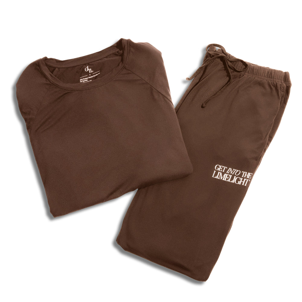 Ultra Soft Bamboo Tanning Pajamas in Black #black