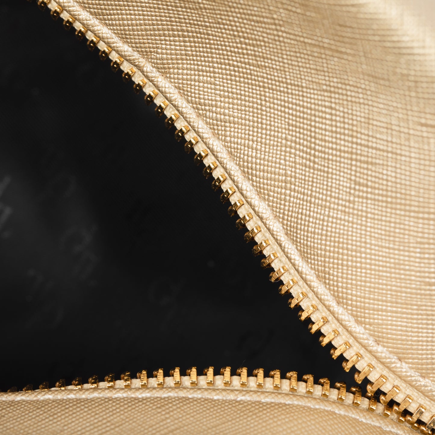 Gold Metallic Cosmetic Bag