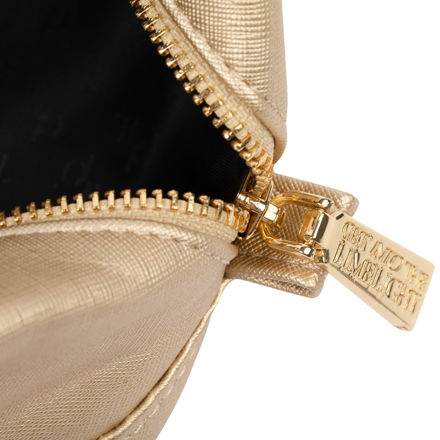 Gold Metallic Cosmetic Bag