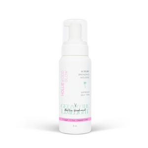 HOLLIEwood Glow 2 Hour self tanning mousse, deepest color