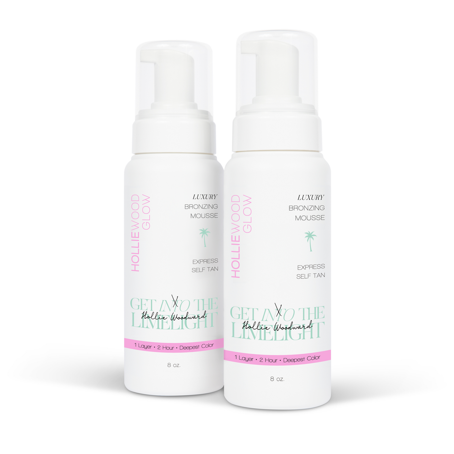 Twin Pack: HOLLIEwood Glow 2 Hour Deepest Color Mousse