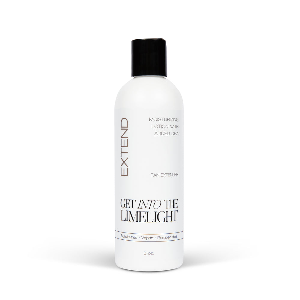 Tan extender lotion with DHA