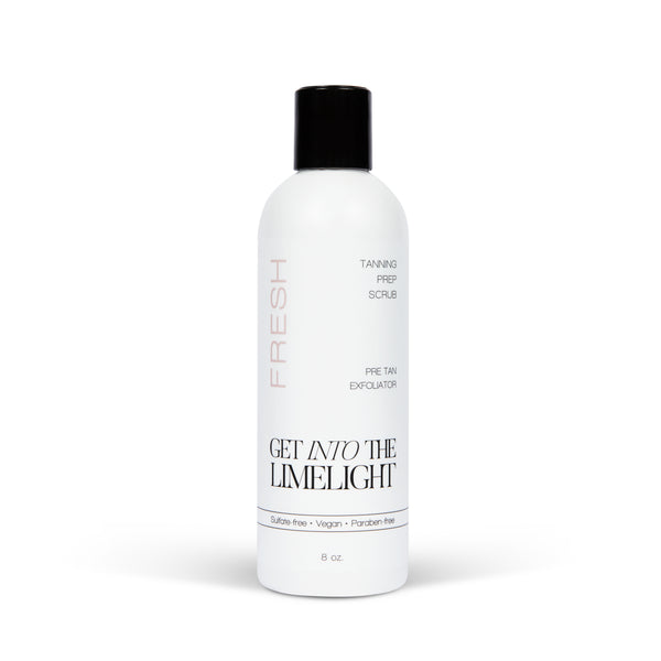 Pre-tan exfoliating scrub for self tan