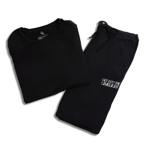 Black bamboo tanning pajamas #black